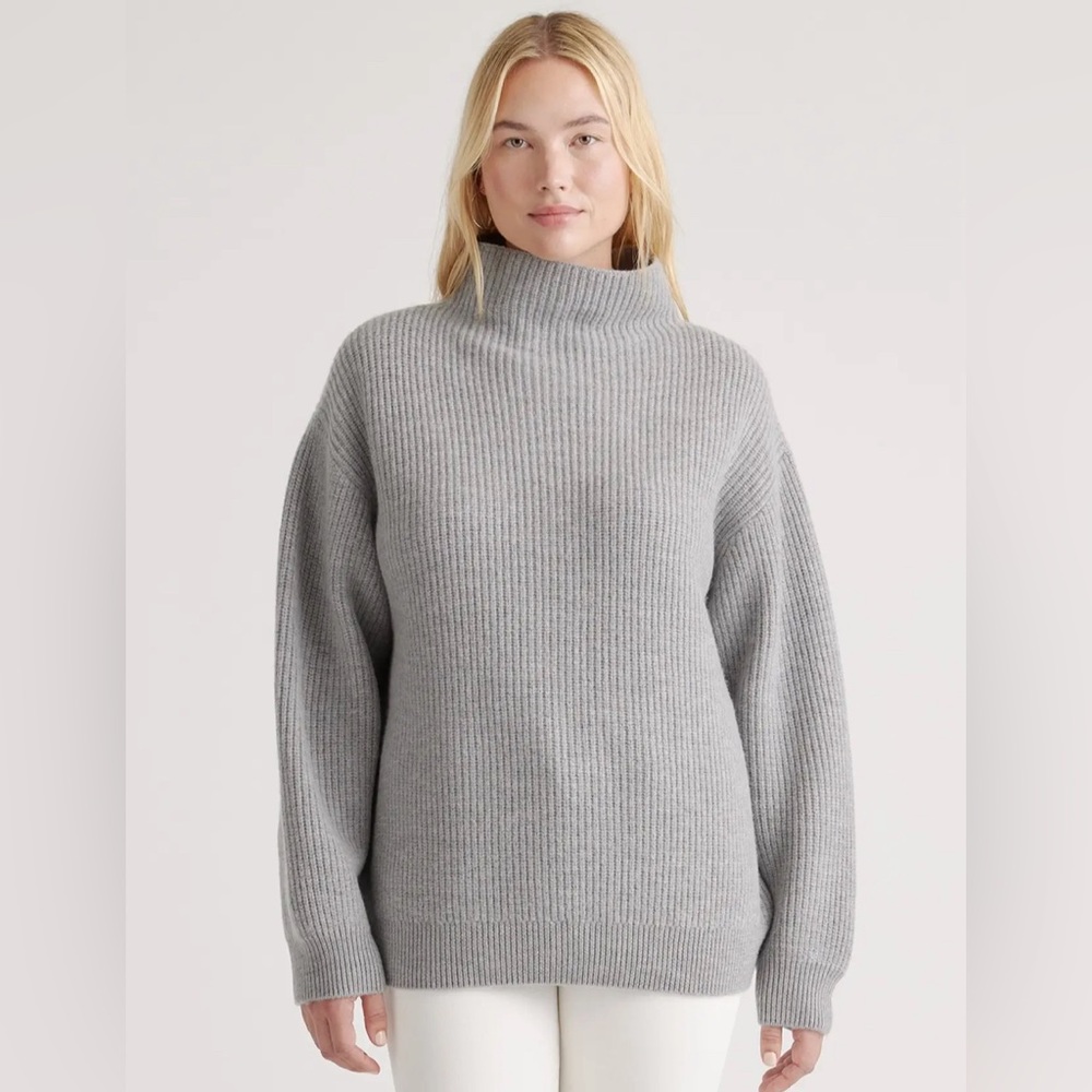 Quince 100% Merino Wool Turtleneck Sweater